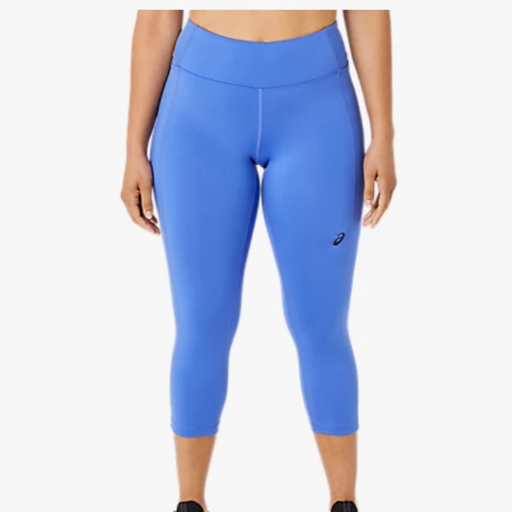 ASICS WOMEN'S KATE POCKET CAPRI Legging in Sapphire SZ XS